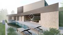 Vista exterior de Casa o xalet en venda en Matadepera amb Aire condicionat, Jardí privat i Terrassa