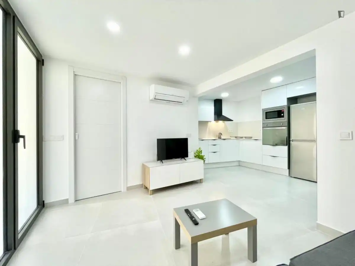 Living room of Apartments for rent in Barcelona  with Air Conditioner, Furnished and Oven