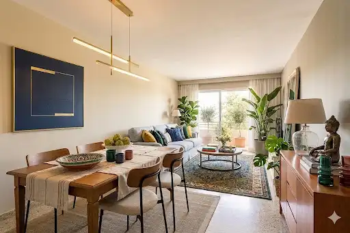 Living room of Flat for sale in Barcelona  with Air Conditioner, Heating and Terrace
