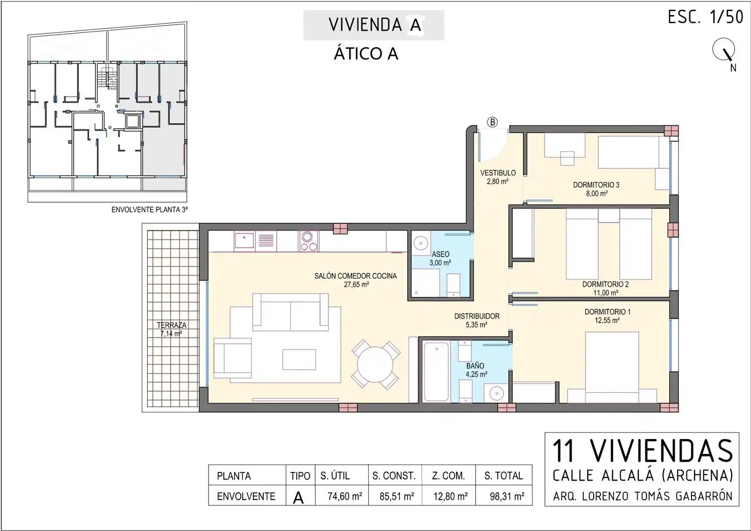 Piso en venta en Archena