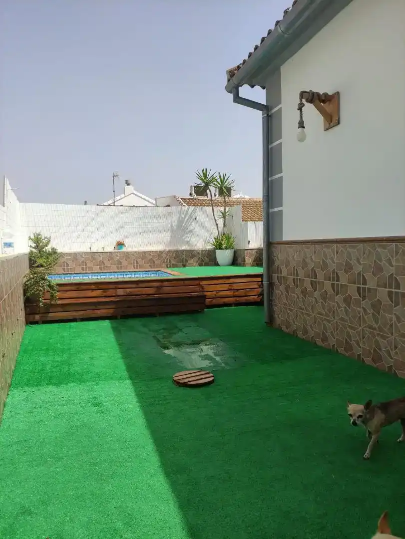 Swimming pool of Attic for rent in Benamejí  with Air Conditioner, Parquet flooring and Storage room