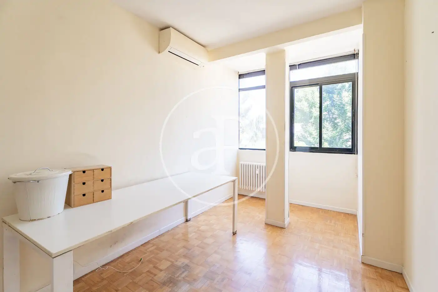 Habitación de Piso de alquiler en Madrid con Aire acondicionado, Calefacción y Jardín privado