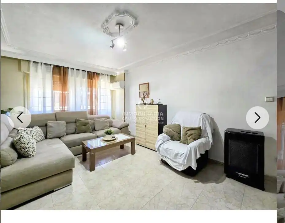 Sala de estar de Piso en venta en Aspe con Aire acondicionado