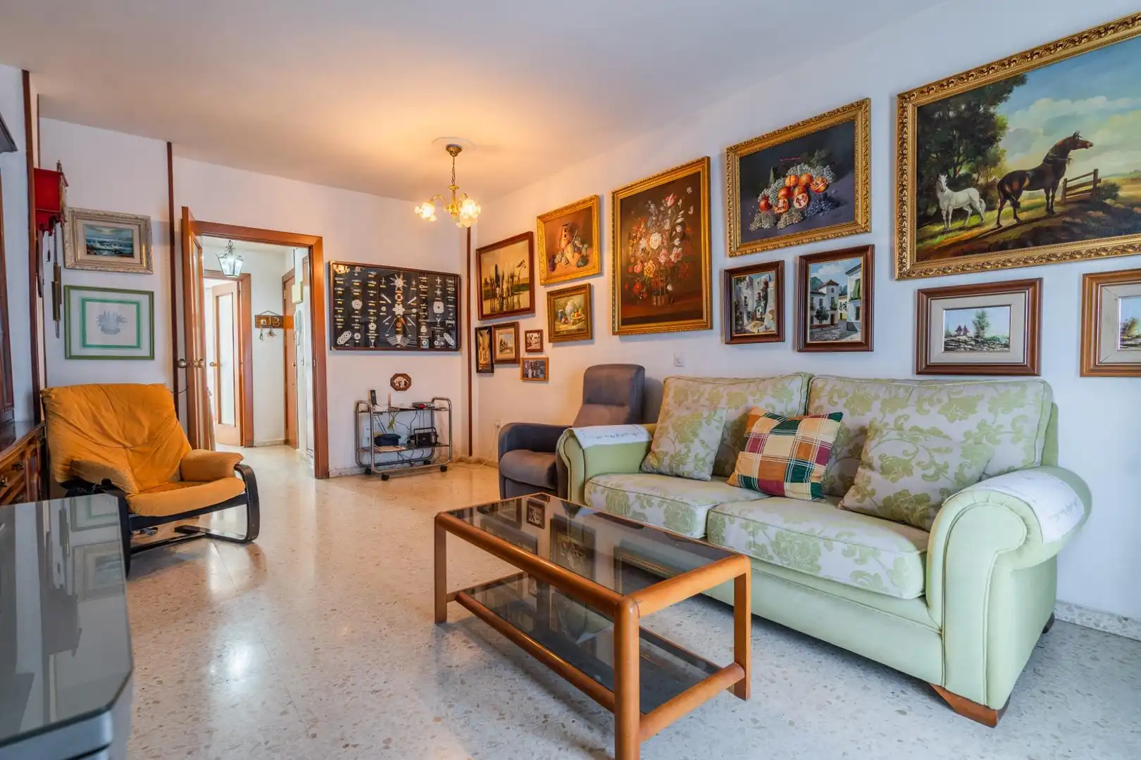 Living room of Flat for sale in Jerez de la Frontera  with Terrace and Balcony