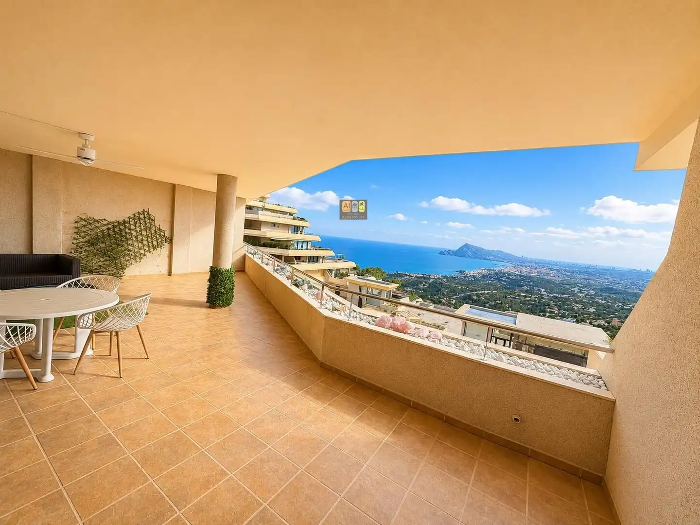 Terrassa de Apartament en venda en Altea amb Aire condicionat, Calefacció i Jardí privat