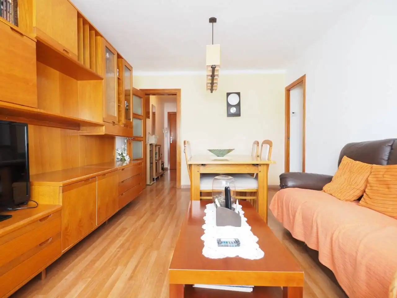 Sala de estar de Piso en venta en Granollers con Aire acondicionado, Calefacción y Parquet