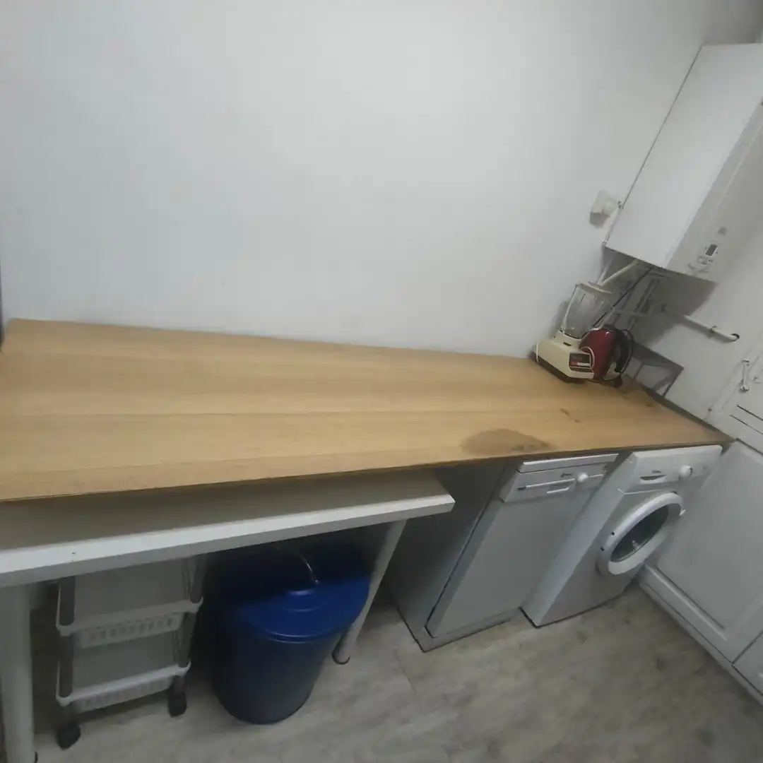 Küche von Wohnung zur Miete in Madrid mit Heizung, Möbliert und Ofen