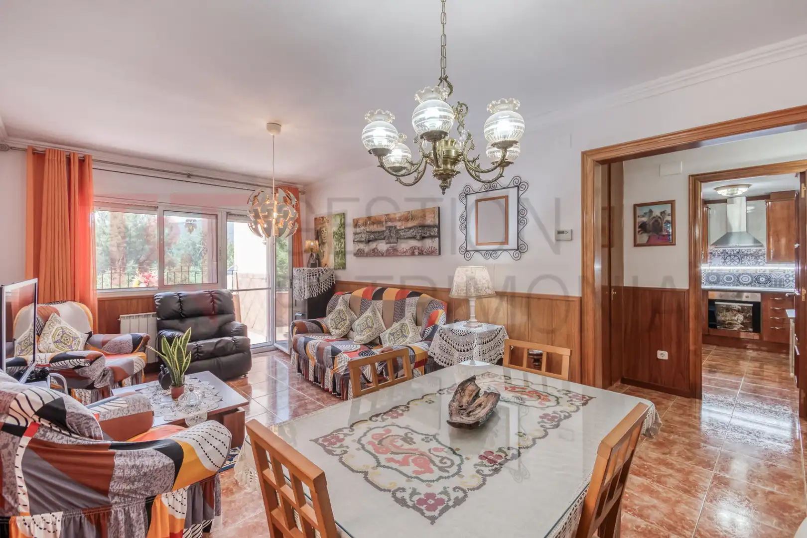 Sala de estar de Piso en venta en Sant Feliu de Codines con Calefacción, Terraza y Horno