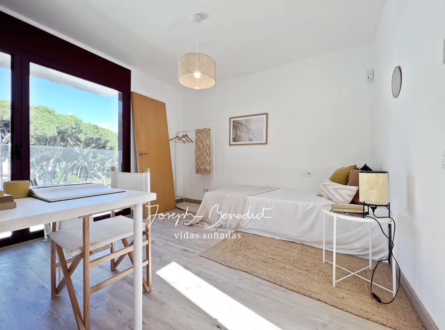 Dormitori de Casa adosada en venda en Castelldefels amb Aire condicionat, Calefacció i Jardí privat