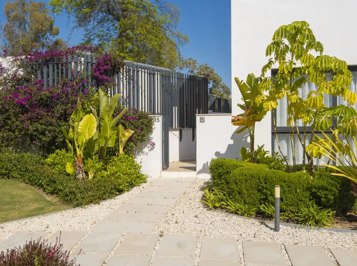 Exterior view of Detached homes for sale in Marbella  with Air Conditioner and Terrace