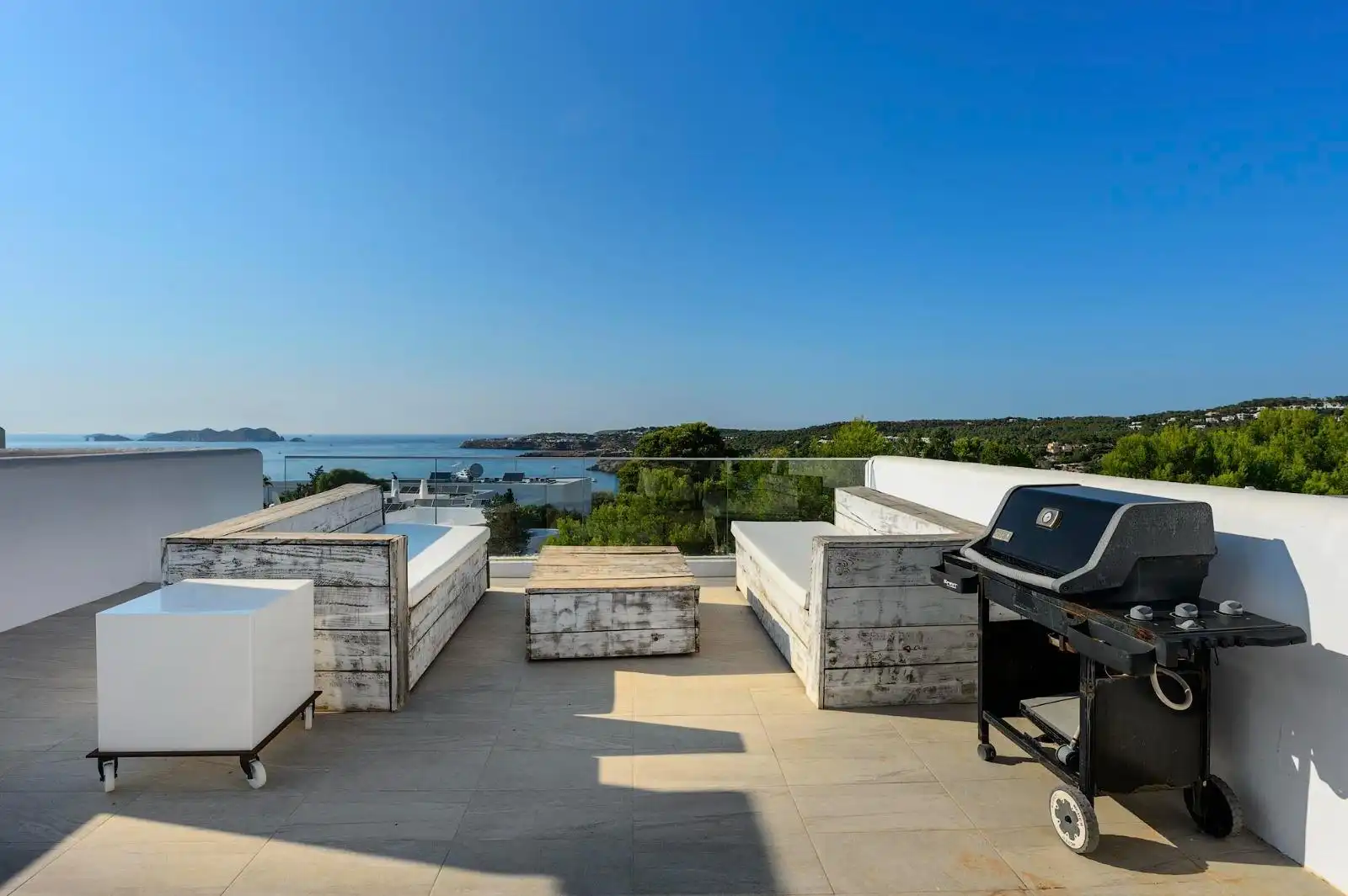 Terrace of Detached homes for sale in Sant Josep de sa Talaia  with Air Conditioner, Heating and Private garden