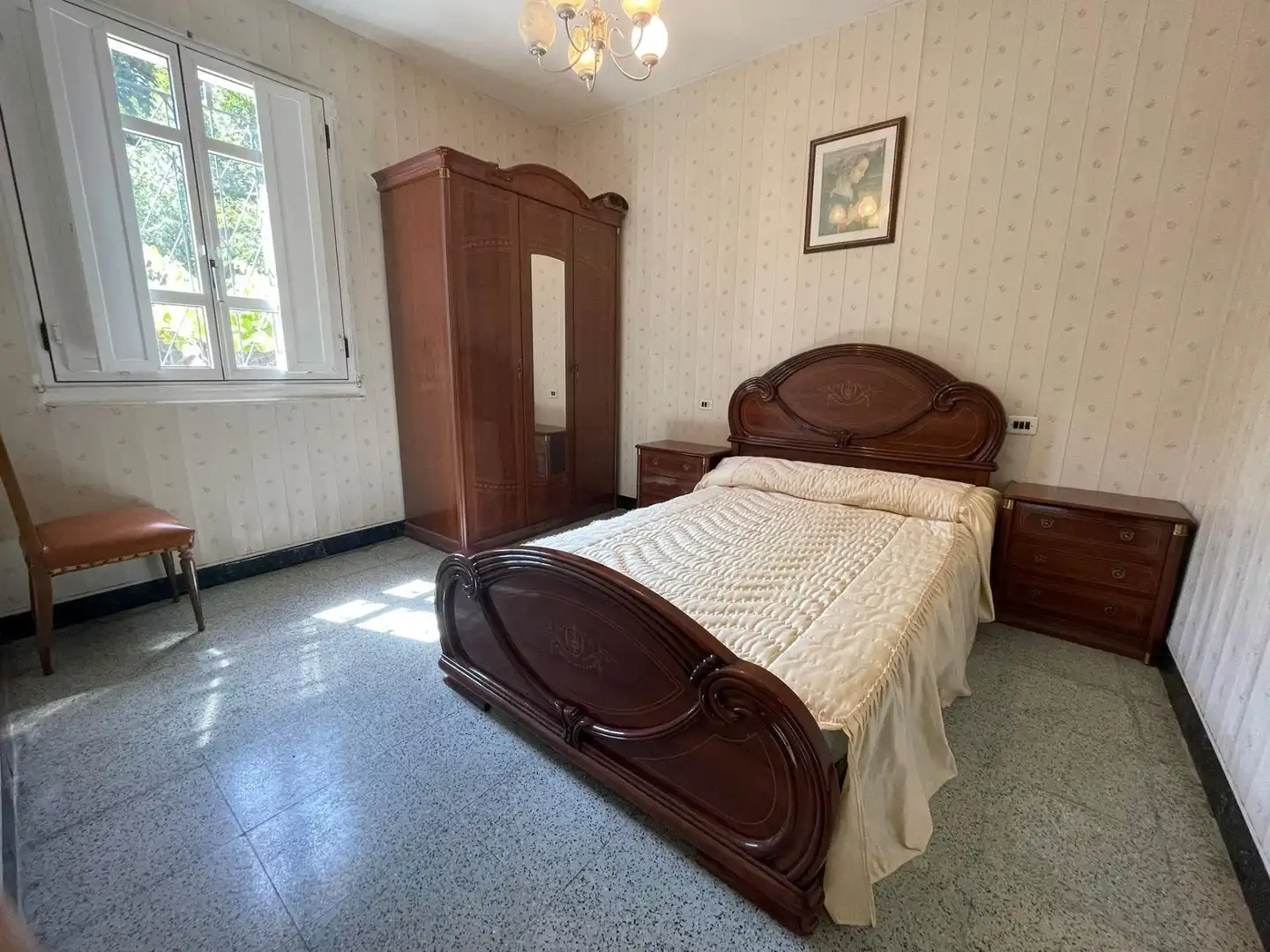 Habitación de Casa o chalet en venta en Porto do Son con Jardín privado, Amueblado y Balcón
