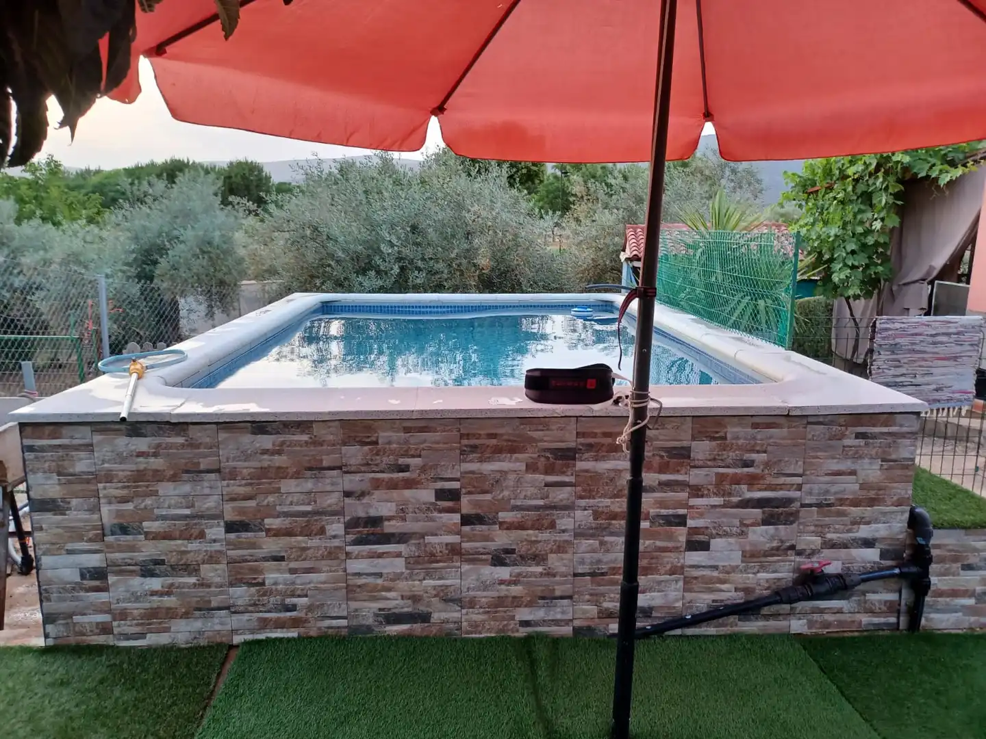 Swimming pool of Houses for sale in Logrosán  with Private garden, Terrace and Swimming Pool
