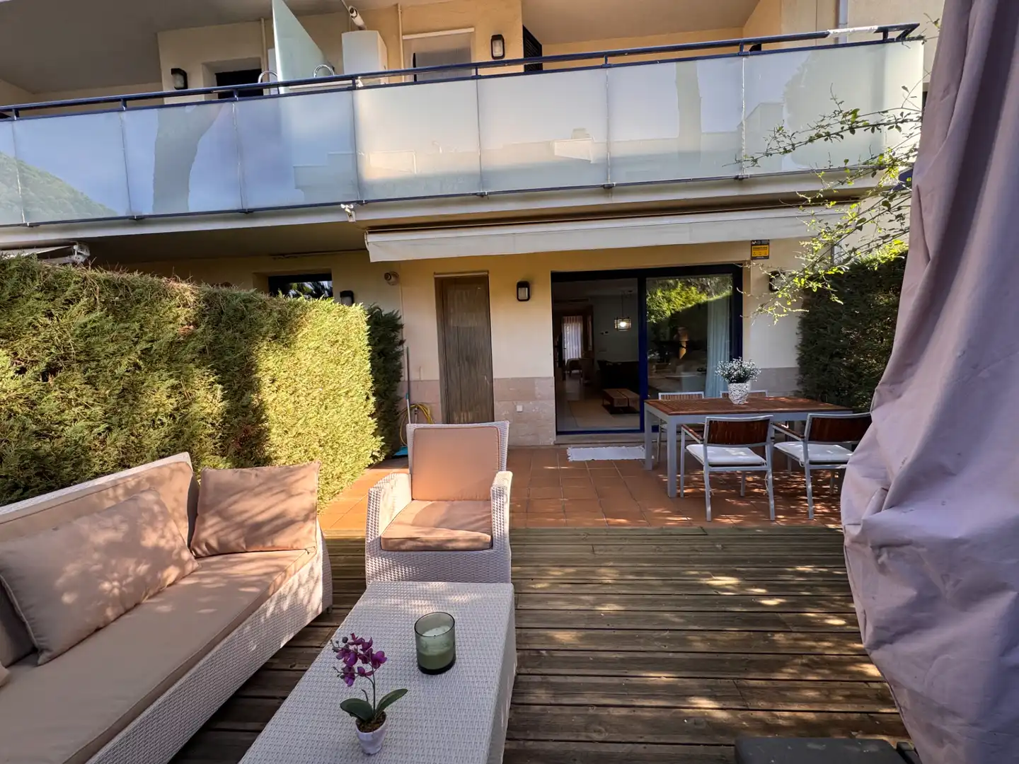 Terrace of Flat for sale in Palafrugell  with Air Conditioner, Heating and Private garden