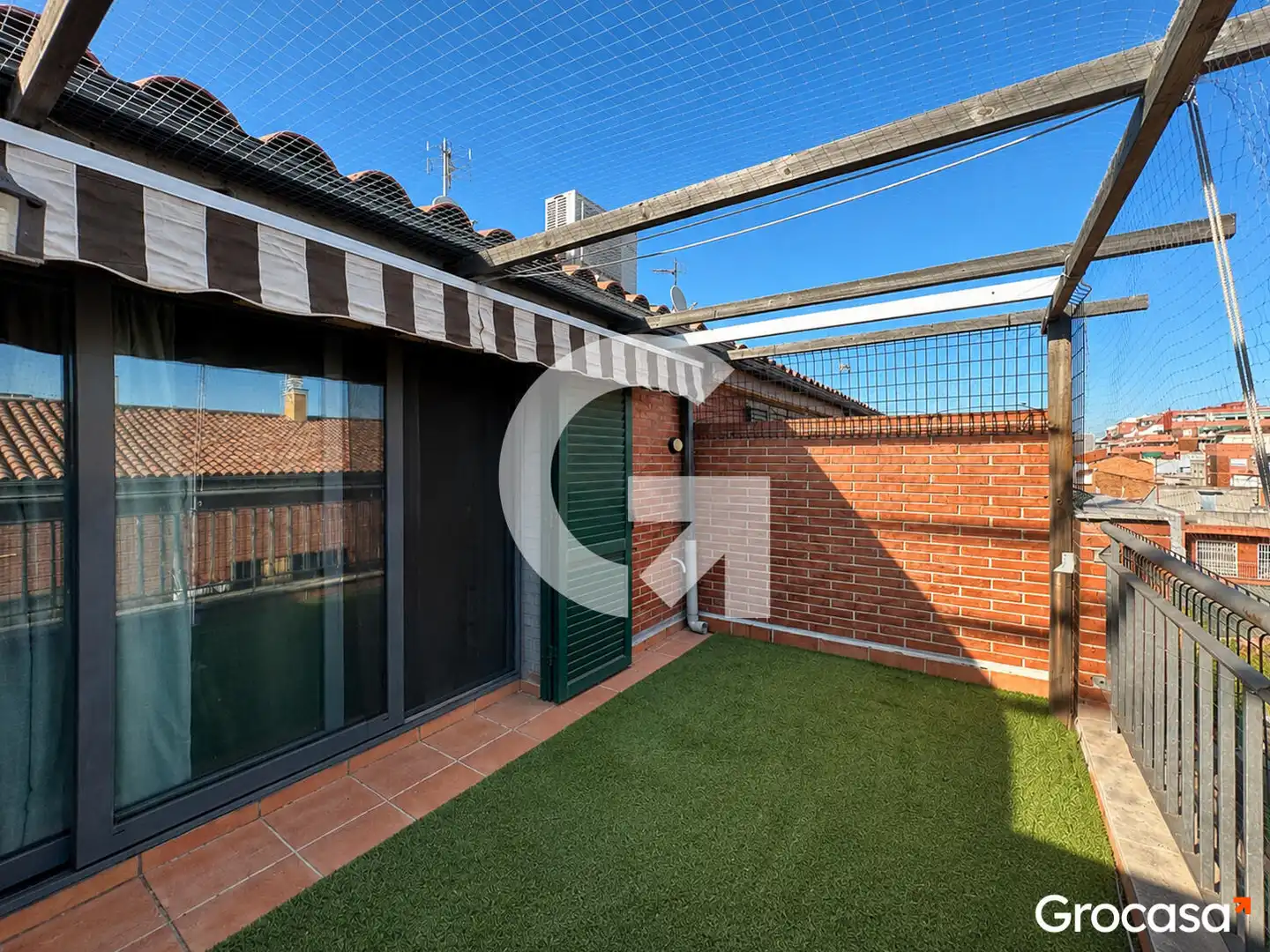 Terraza de Casa adosada en venta en El Prat de Llobregat con Aire acondicionado, Calefacción y Terraza