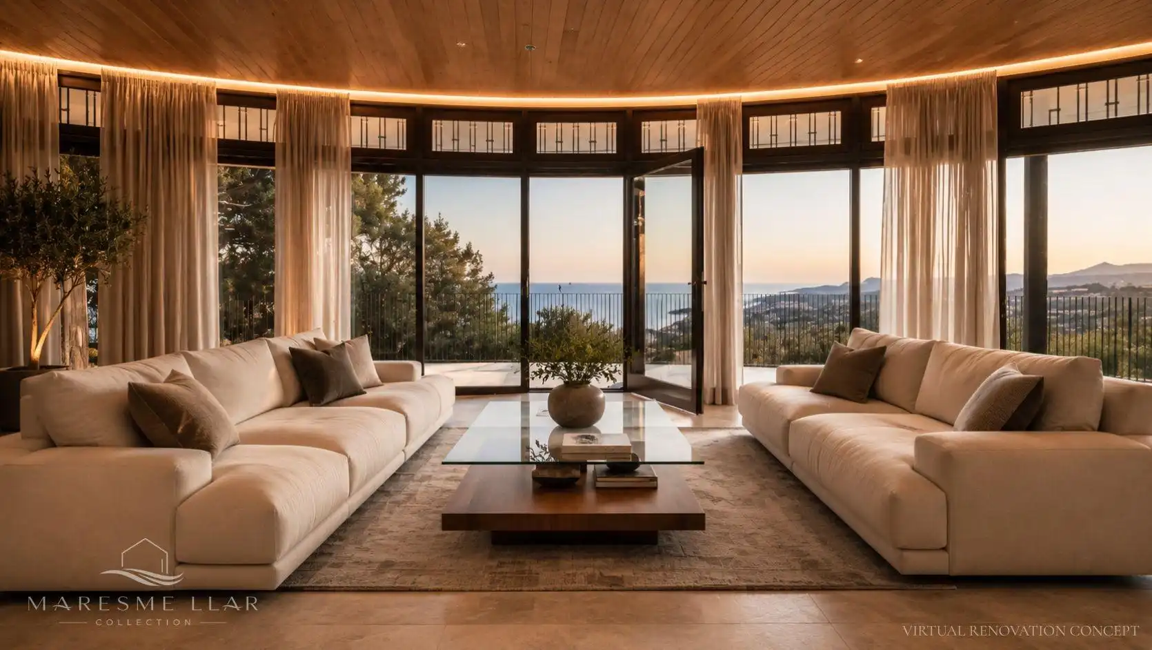 Sala d'estar de Casa o xalet en venda en Sant Pol de Mar amb Jardí privat i Piscina