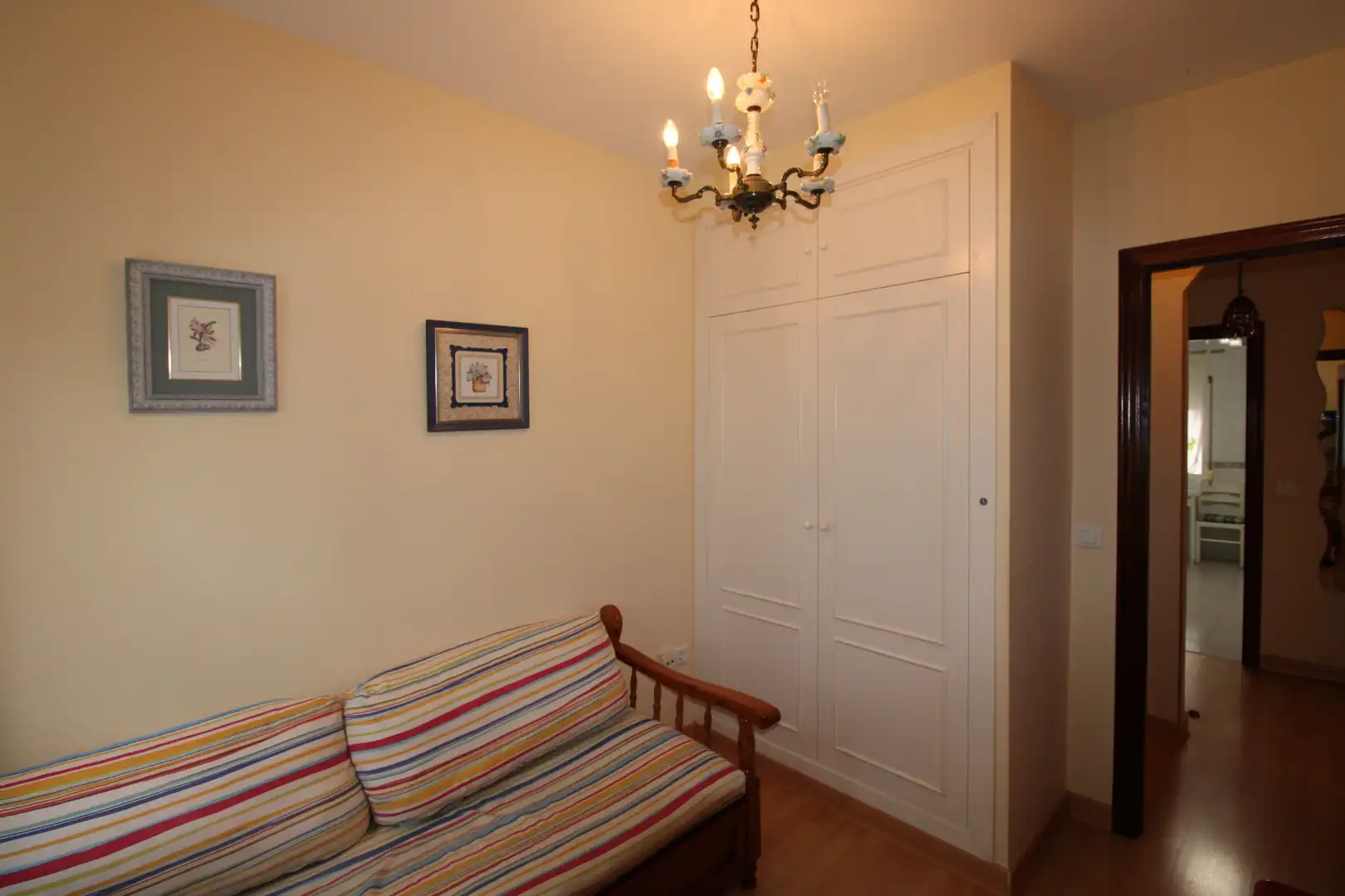 Bedroom of Flat for sale in Huelva  with Air Conditioner, Heating and Furnished