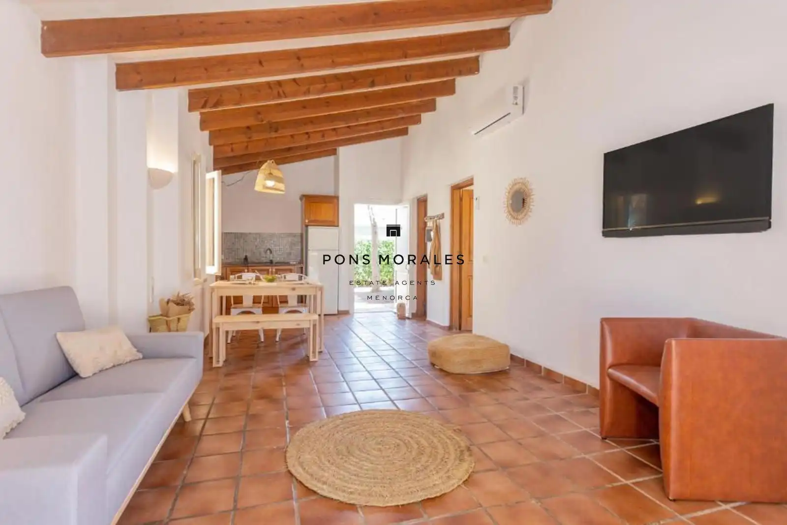 Sala de estar de Apartamento en venta en Ciutadella de Menorca con Aire acondicionado, Calefacción y Terraza