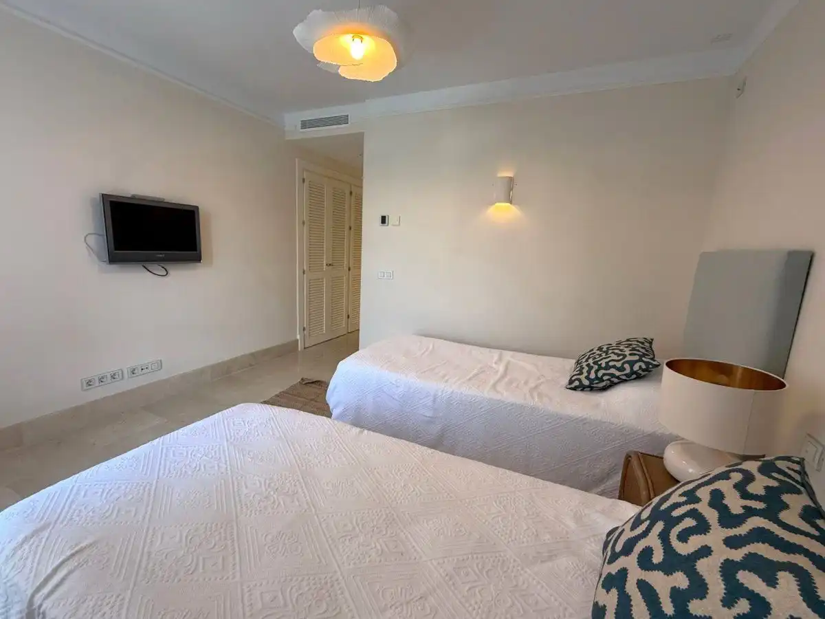 Bedroom of Apartments for rent in Sotogrande  with Air Conditioner, Heating and Terrace