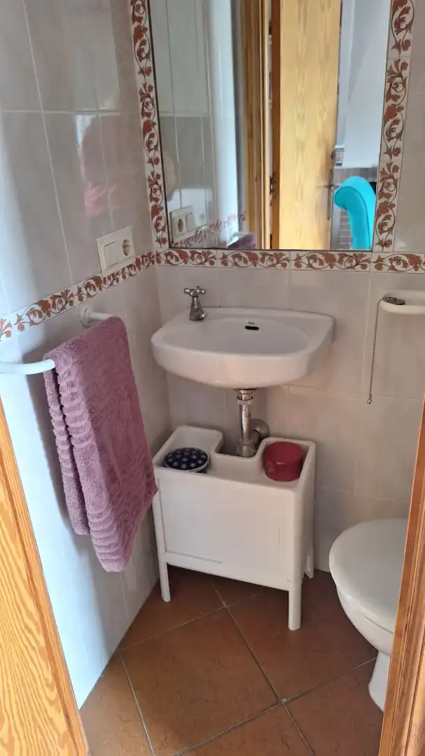 Baño de Casa o chalet de alquiler en Islantilla con Amueblado, Lavadora y Microondas