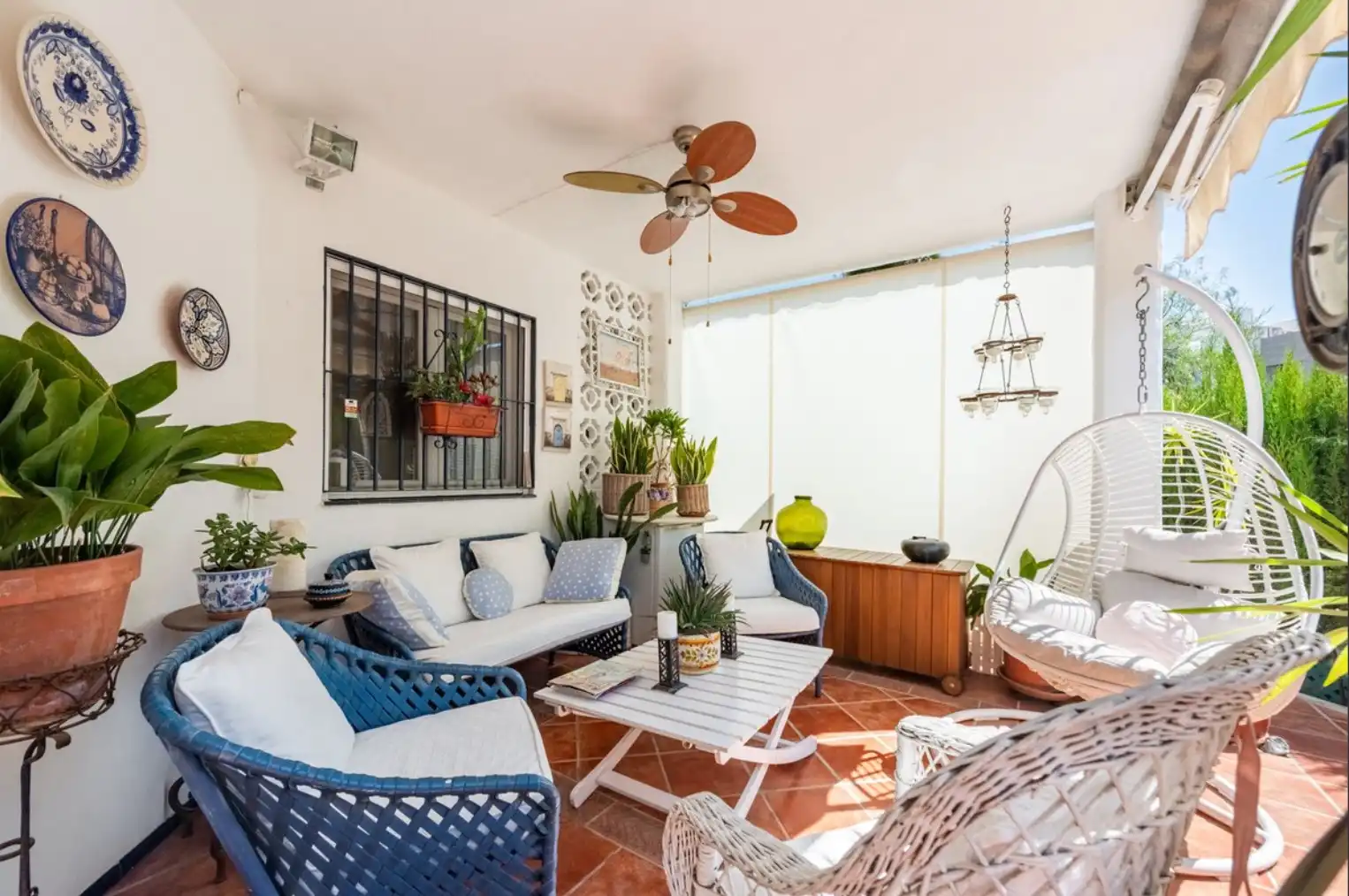 Terraza de Casa adosada en venta en Estepona con Aire acondicionado, Terraza y Amueblado