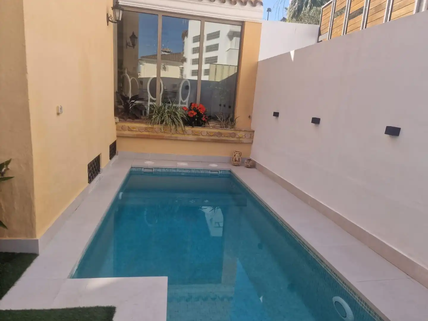 Piscina de Casa o xalet en venda en San Fernando amb Aire condicionat, Calefacció i Jardí privat