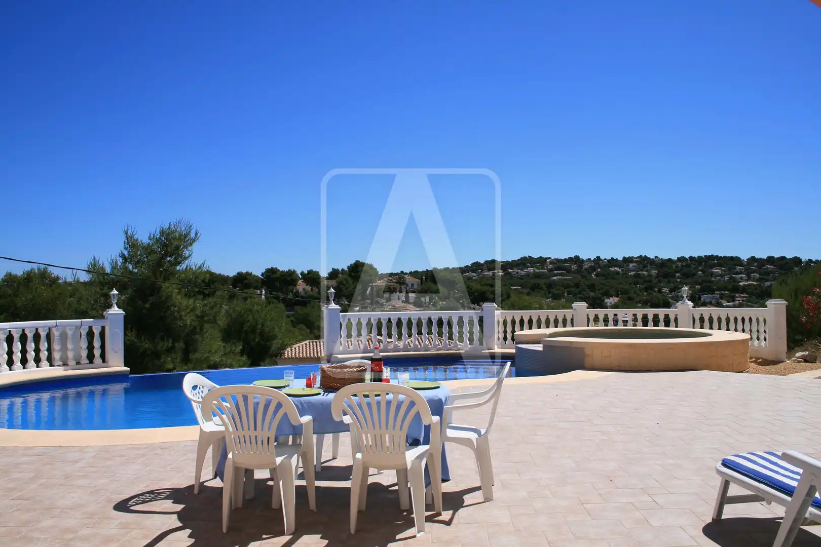 Terrassa de Casa o xalet en venda en Jávea / Xàbia amb Calefacció, Jardí privat i Terrassa
