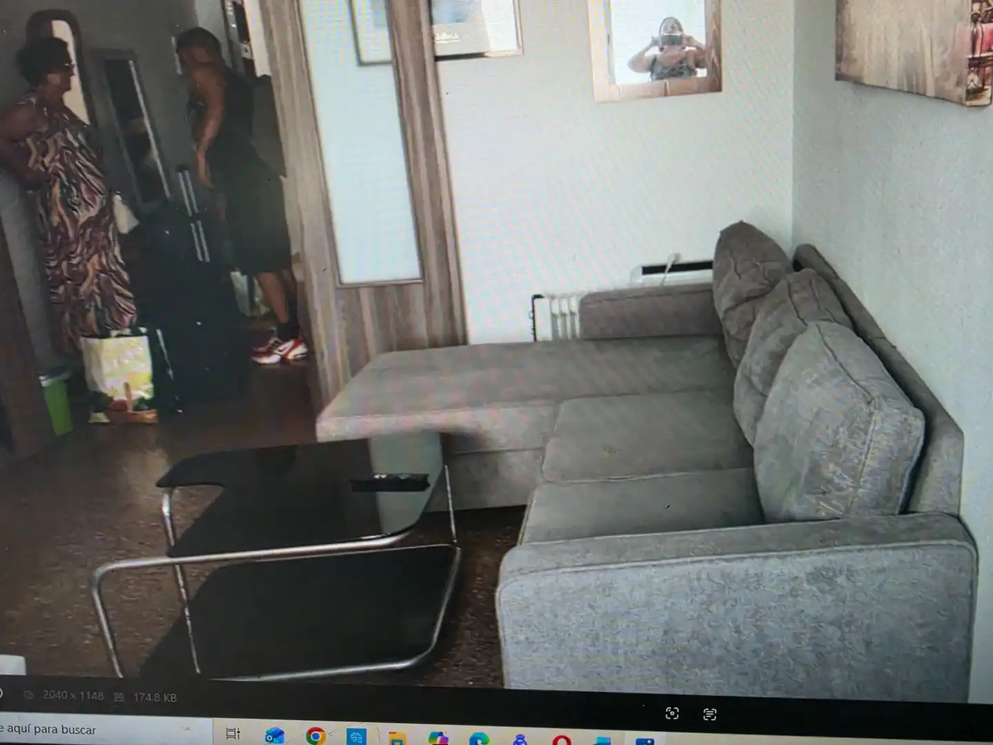 Sala de estar de Piso de alquiler en Valencia con Aire acondicionado, Terraza y Amueblado