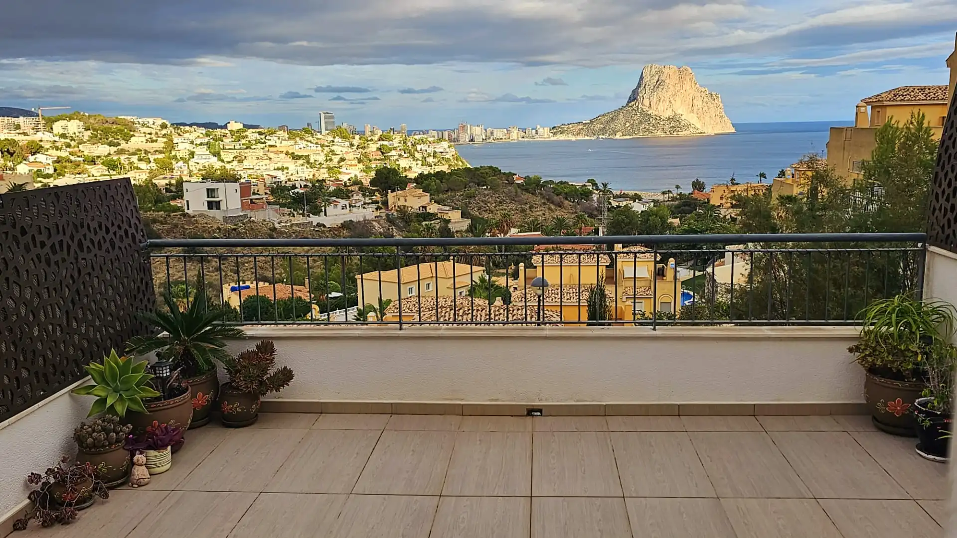 Terraza de Casa adosada en venta en Calpe / Calp con Aire acondicionado, Terraza y Amueblado