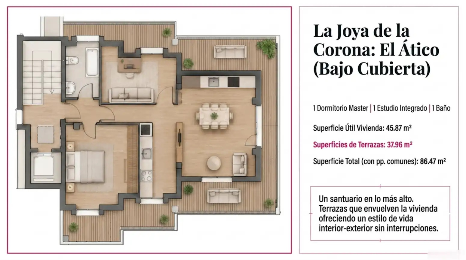 Wohnung zum Verkauf in Suances mit Heizung, Privatgarten und Terrasse