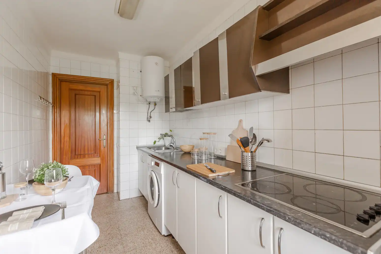 Cocina de Piso en venta en  Pamplona / Iruña con Calefacción, Parquet y Balcón
