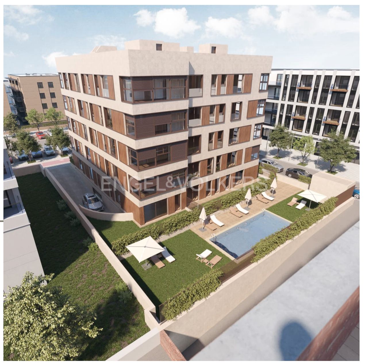 Vista exterior de Apartament de lloguer en Sant Cugat del Vallès amb Aire condicionat, Calefacció i Traster