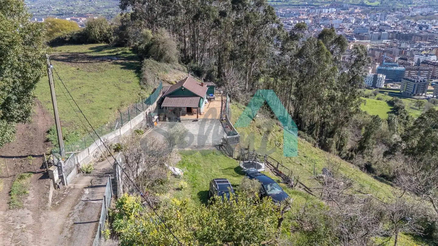 Jardí de Casa o xalet en venda en Oviedo  amb Jardí privat, Terrassa i Traster