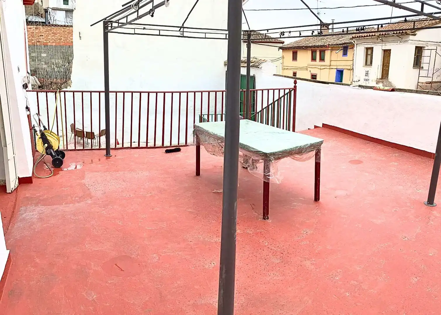 Terrassa de Finca rústica en venda en Velilla de Jiloca amb Jardí privat, Terrassa i Traster