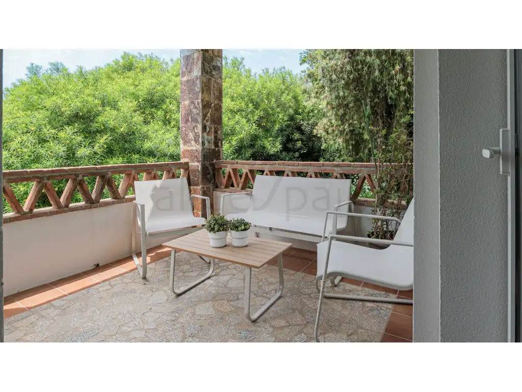 Terrace of Apartments for rent in Benalmádena  with Air Conditioner, Heating and Private garden