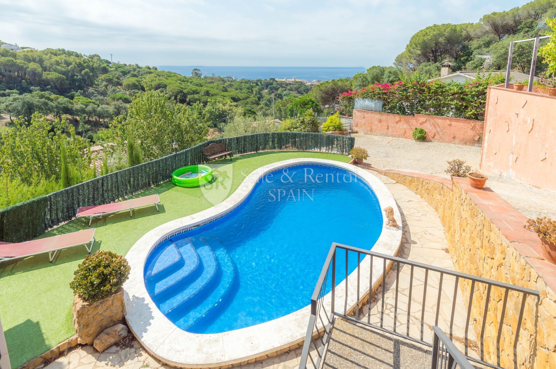 Jardí de Casa o xalet en venda en Lloret de Mar amb Calefacció, Jardí privat i Terrassa