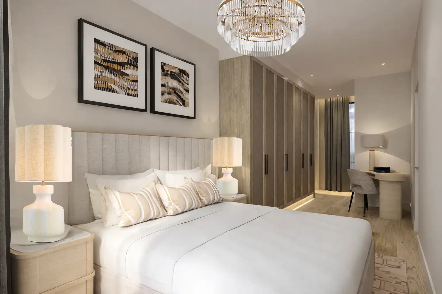 Bedroom of Apartments for sale in Guaro  with Air Conditioner, Terrace and Swimming Pool