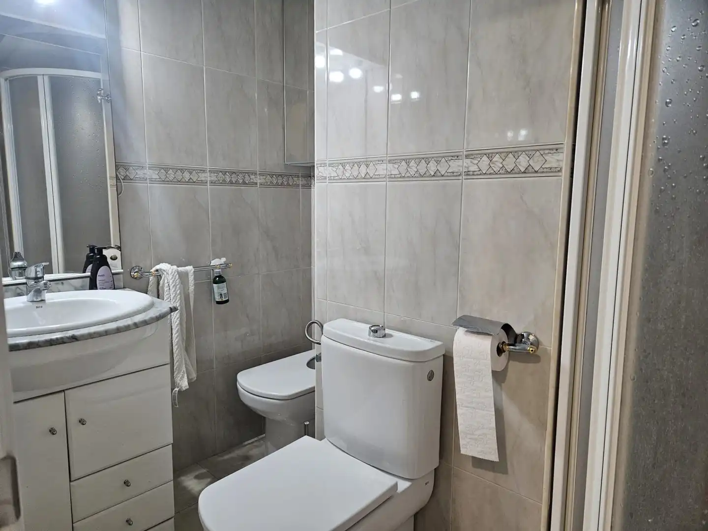 Bathroom of Flat for rent in Castellón de la Plana / Castelló de la Plana  with Air Conditioner, Heating and Furnished