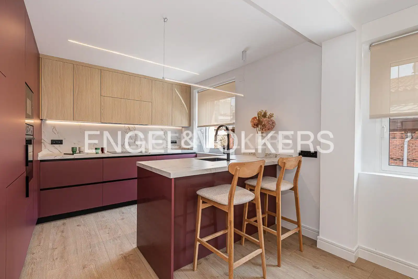 Kitchen of Attic for sale in Madrid  with Air Conditioner, Heating and Balcony