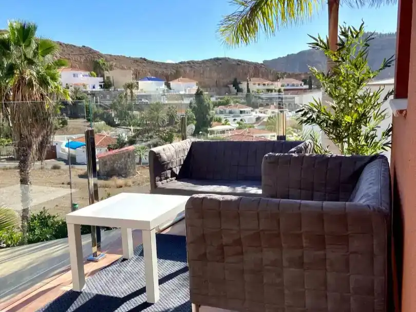 Terrassa de Casa o xalet en venda en Mogán amb Aire condicionat i Balcó