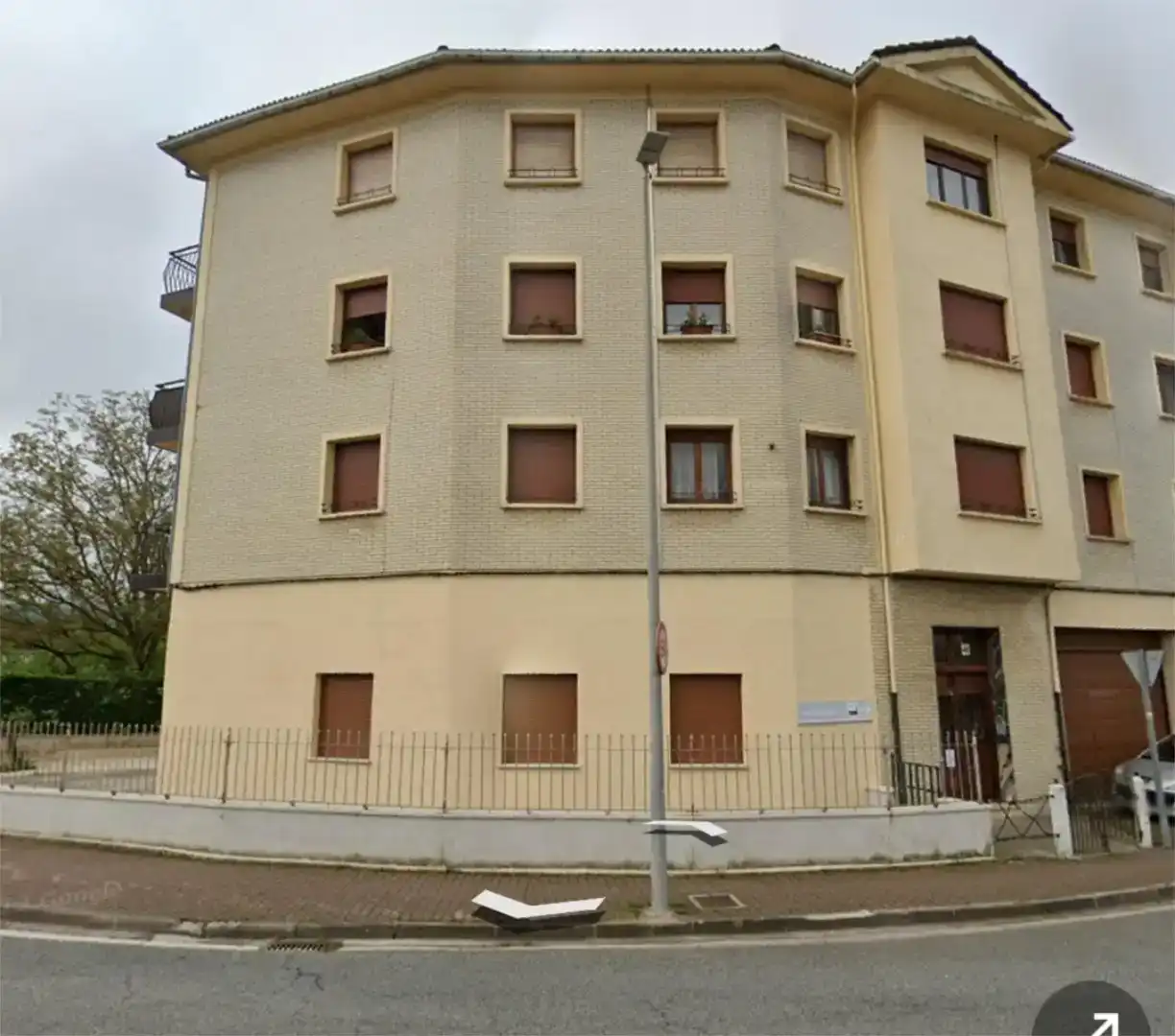 Vista exterior de Piso en venta en Lekunberri con Balcón