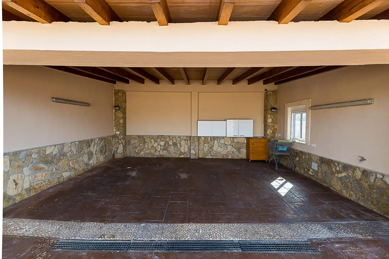 Terraza de Finca rústica de alquiler en Marratxí con Aire acondicionado, Calefacción y Jardín privado