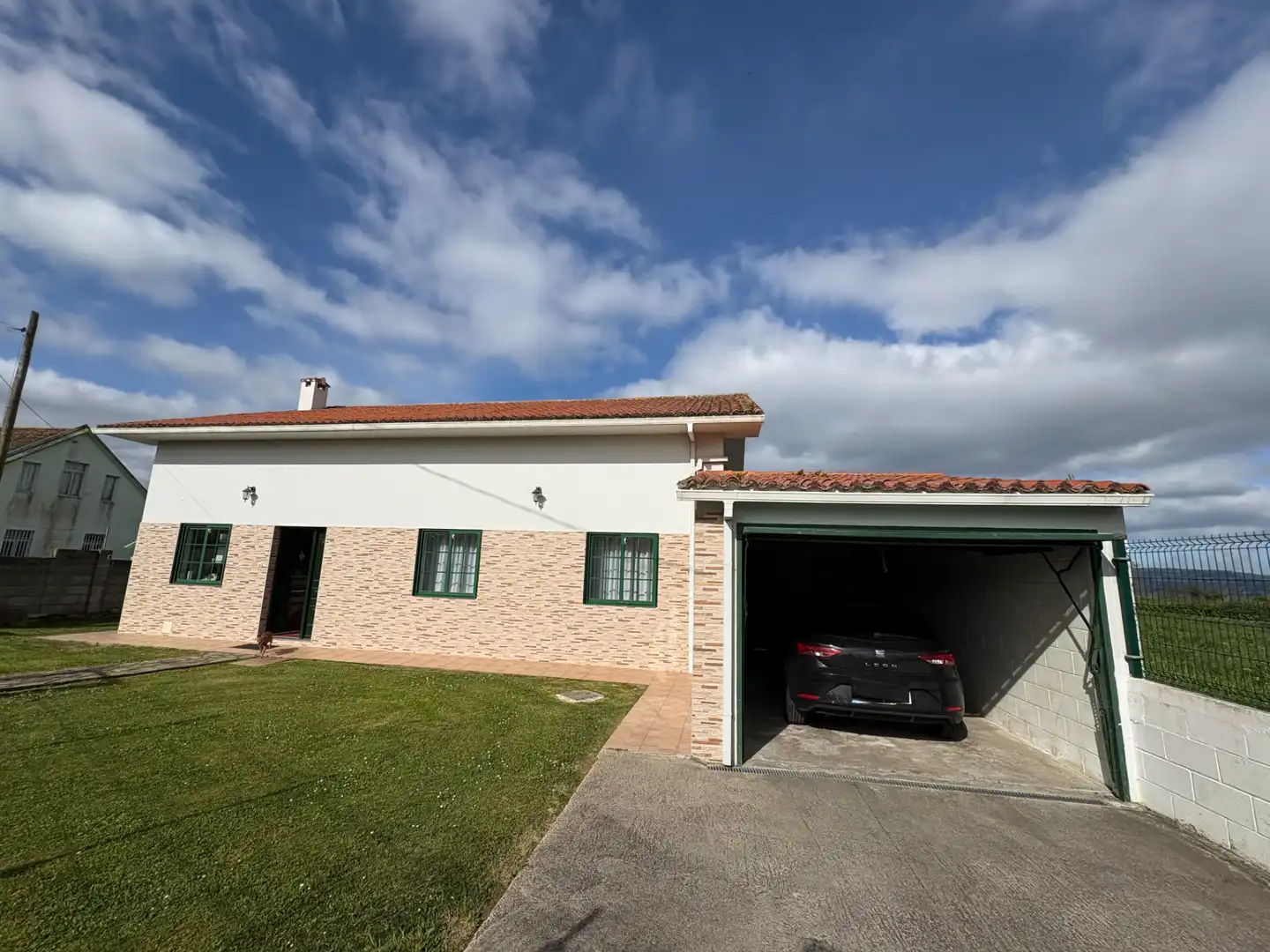 Vista exterior de Casa o chalet en venta en Pontedeume con Calefacción, Jardín privado y Parquet