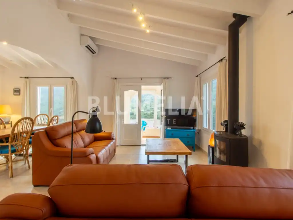 Sala d'estar de Casa o xalet en venda en Dénia amb Aire condicionat, Jardí privat i Piscina