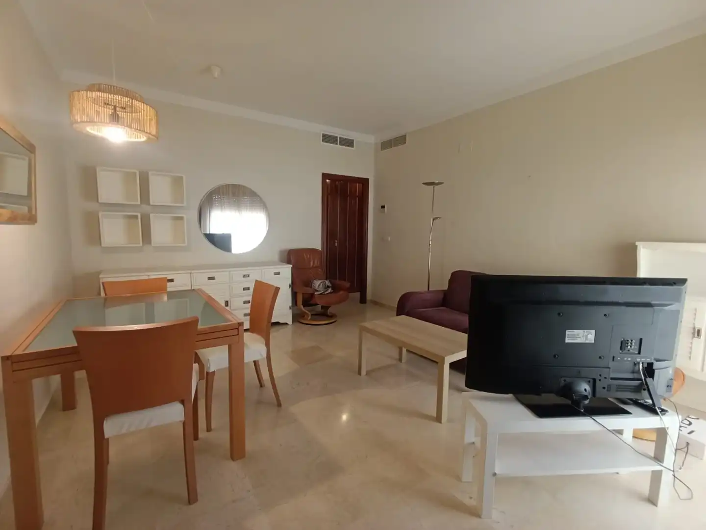 Wohnzimmer von Wohnungen zur Miete in Málaga mit Klimaanlage, Abstellraum und Möbliert