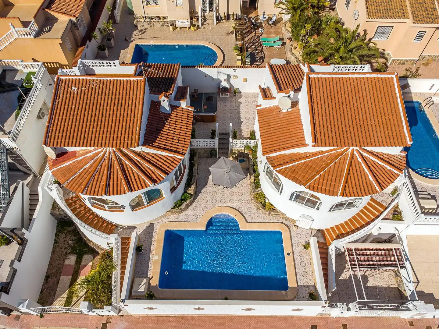 Exterior view of Houses for sale in Rojales  with Air Conditioner, Heating and Private garden