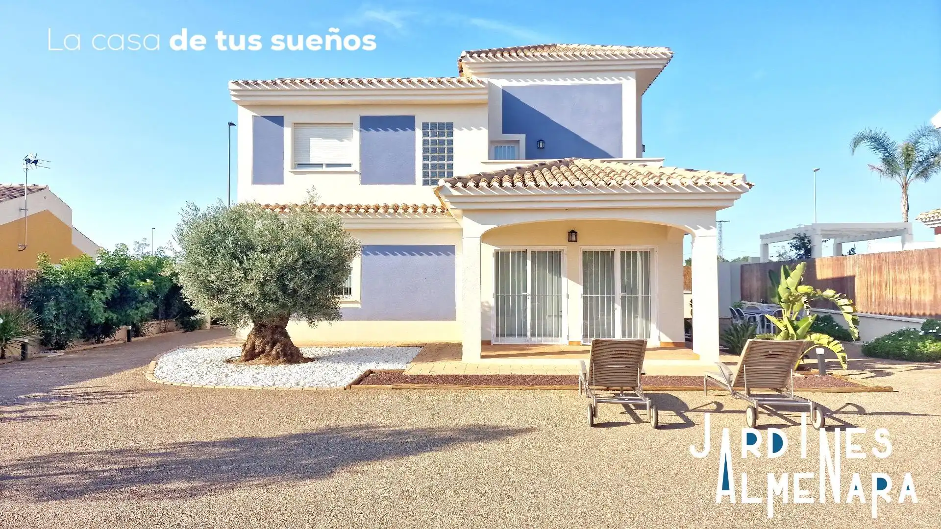 Exterior view of Houses for sale in Lorca  with Air Conditioner, Private garden and Terrace