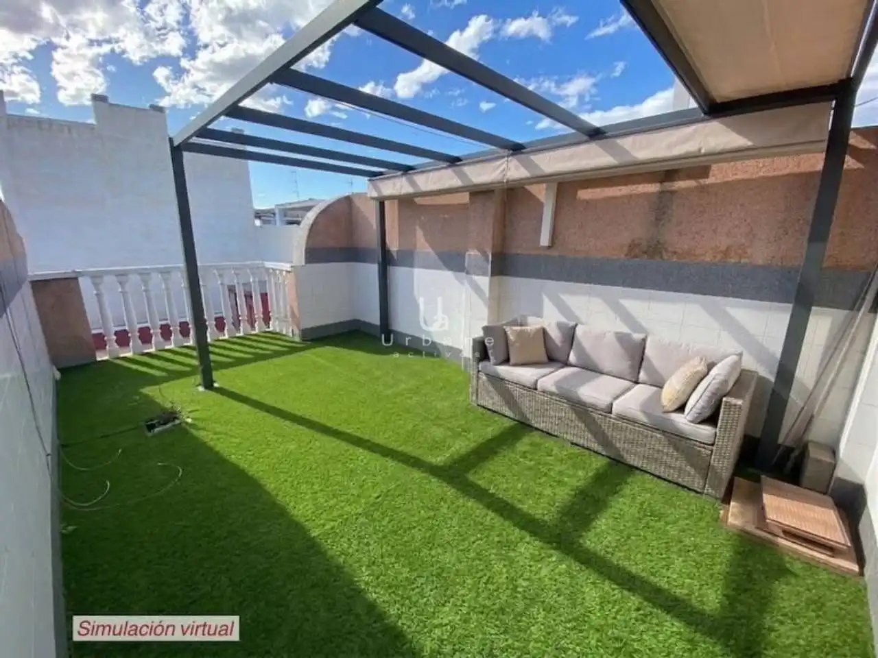 Terrassa de Dúplex en venda en Los Alcázares amb Aire condicionat, Calefacció i Terrassa