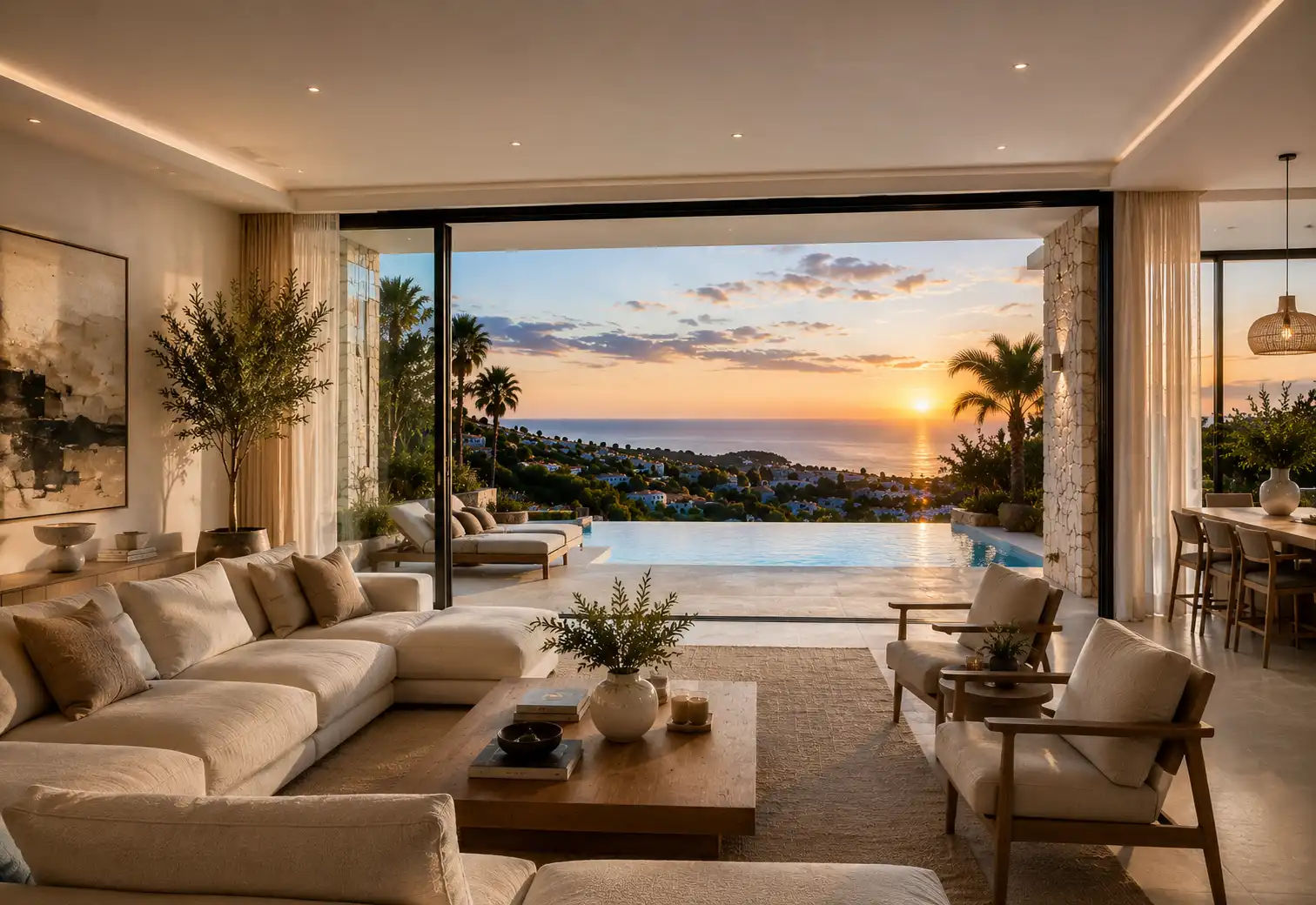 Sala d'estar de Residencial en venda en Marbella