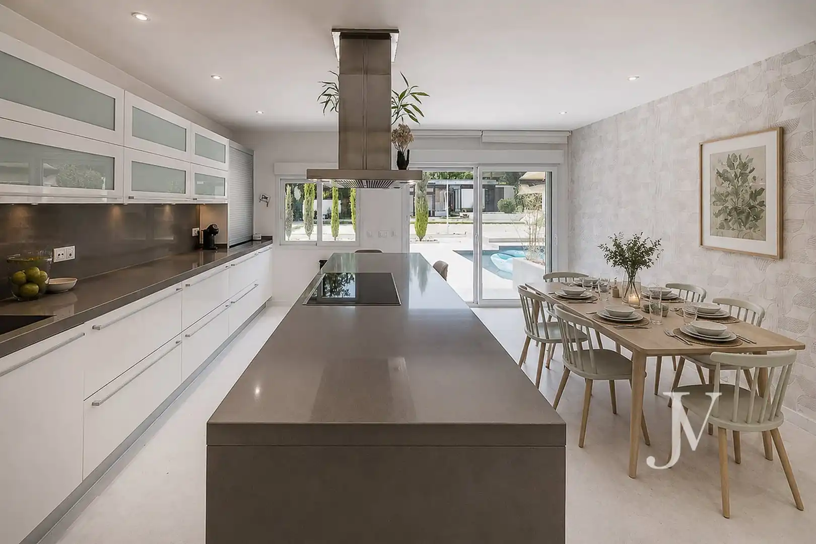 Cocina de Casa o chalet en venta en La Moraleja con Aire acondicionado, Calefacción y Jardín privado
